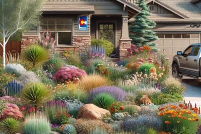 Low Maintenance Xeriscaping Ideas for Colorado Front Yards with Flowers, Plants & Trees
