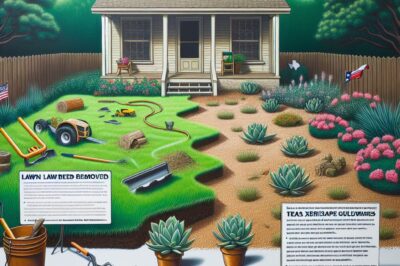 Texas Xeriscape Guidelines & Lawn Removal Laws – Can You Redesign Your Garden?